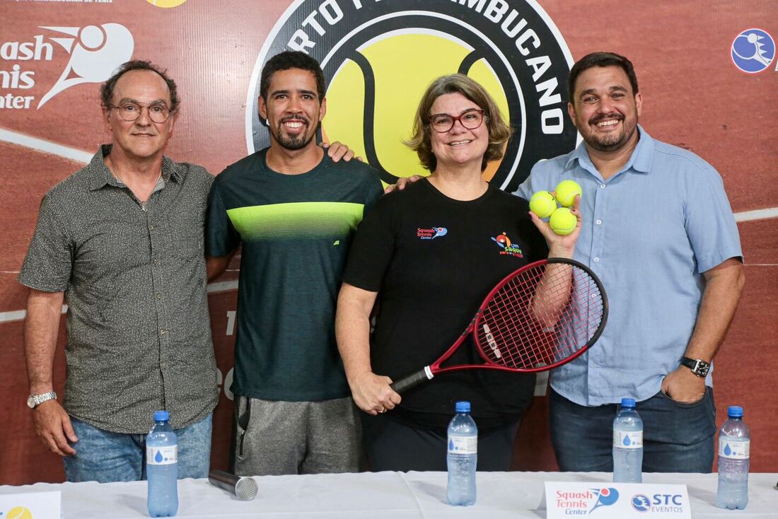 Coletiva de apresentação do Aberto Pernambucano de Tênis