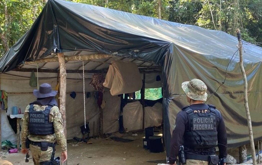 Polícia Federal e Ibama desmontam garimpos ilegais em Mato Grosso