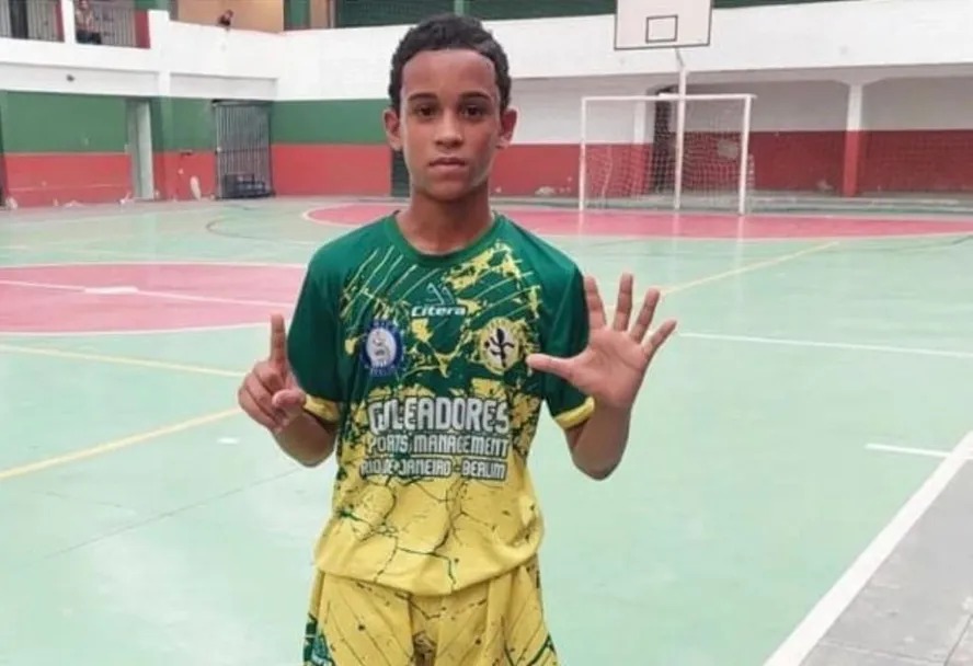 Thiago Menezes Flausino, de 13 anos, foi morto durante ação da PM na Cidade de Deus 