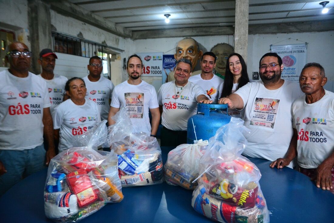 Equipe de voluntários do projeto Ação da Cidadania em Pernambuco