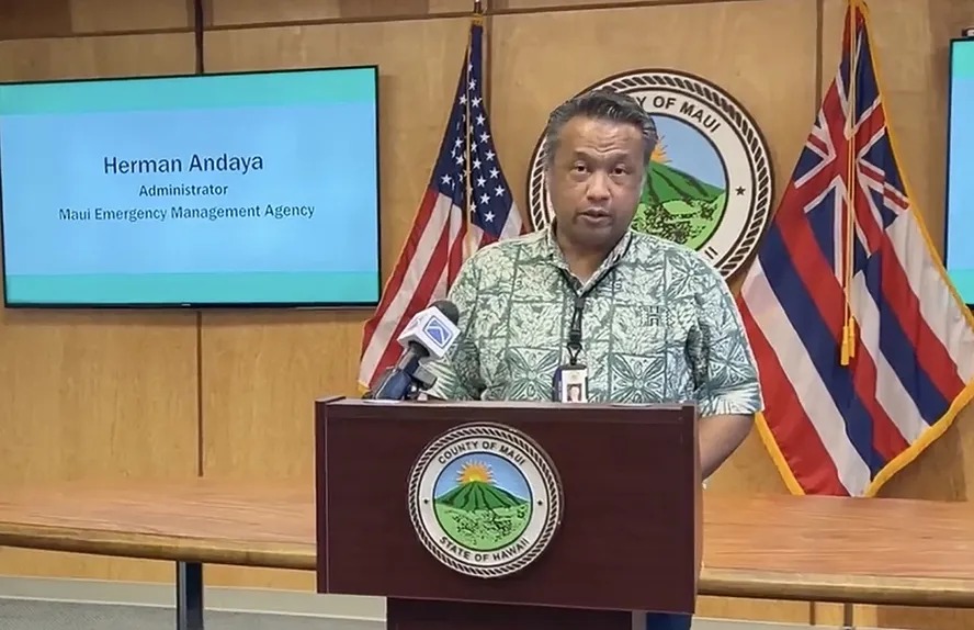 Herman Andaya, chefe da Agência de Gerenciamento de Emergências de Maui 