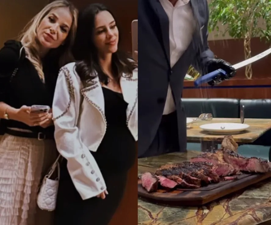 Bianca Coimbra e Bruna Biancardi vão a restaurante de chef-celebridade na Arábia Saudita