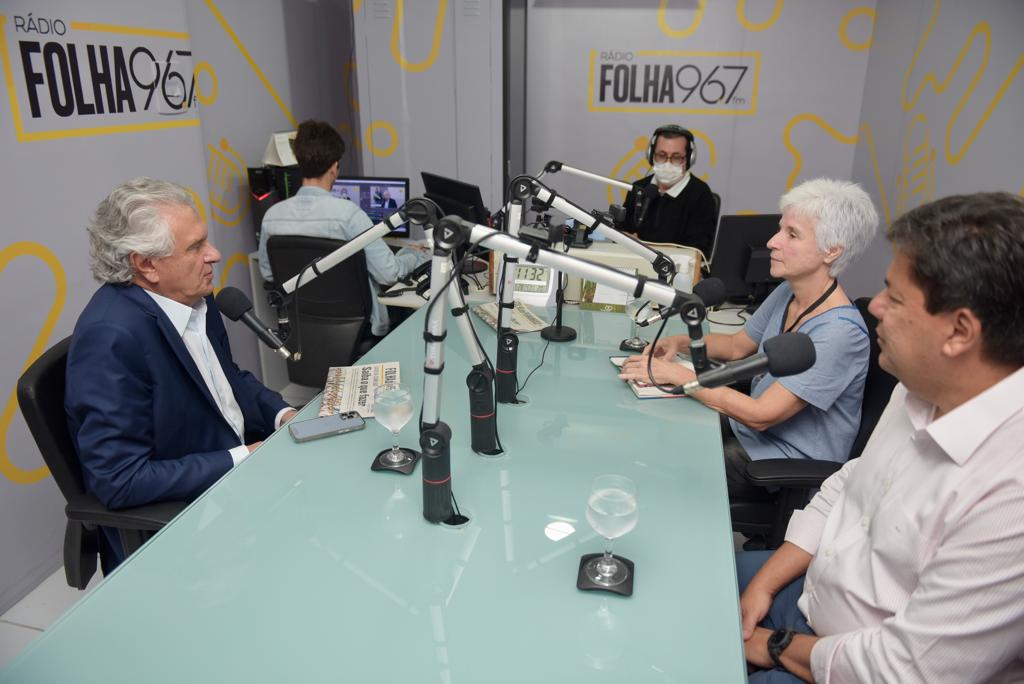 Governador Ronaldo Caiado, em entrevista à Rádio Folha