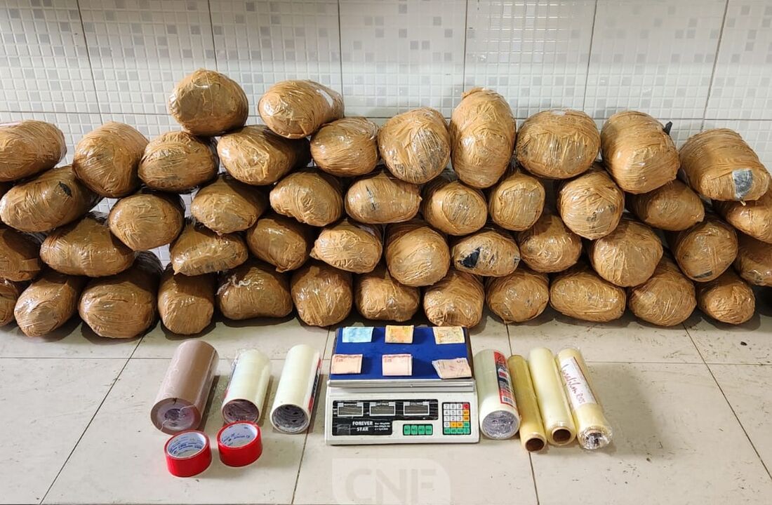 PM apreende 49 kg de maconha em Caruaru