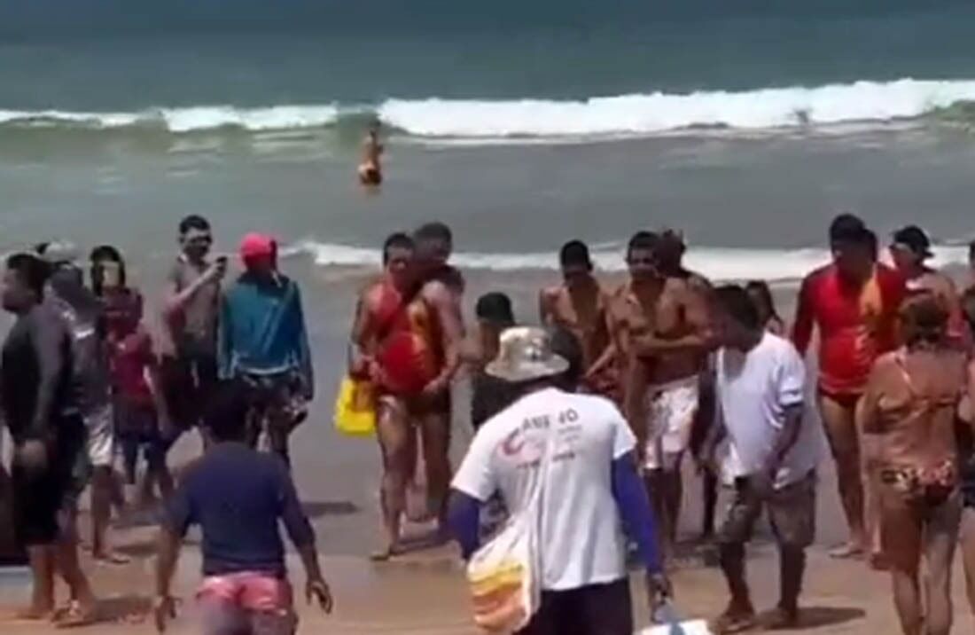 De acordo com testemunhas, homem apresentava sinais de embriaguez e "demora no mar" chamou atenção 