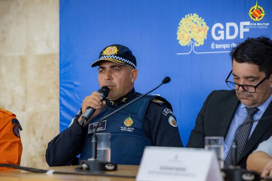 Ex-comandante-geral da PMDF, coronel Fábio Augusto Vieira