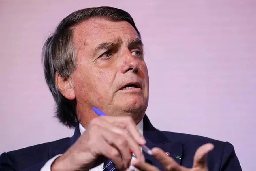 O ex-presidente Jair Bolsonaro