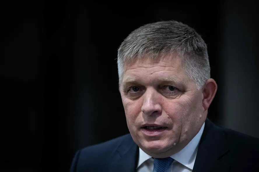 Robert Fico, ex-premier, que lidera pesquisas na Eslováquia 