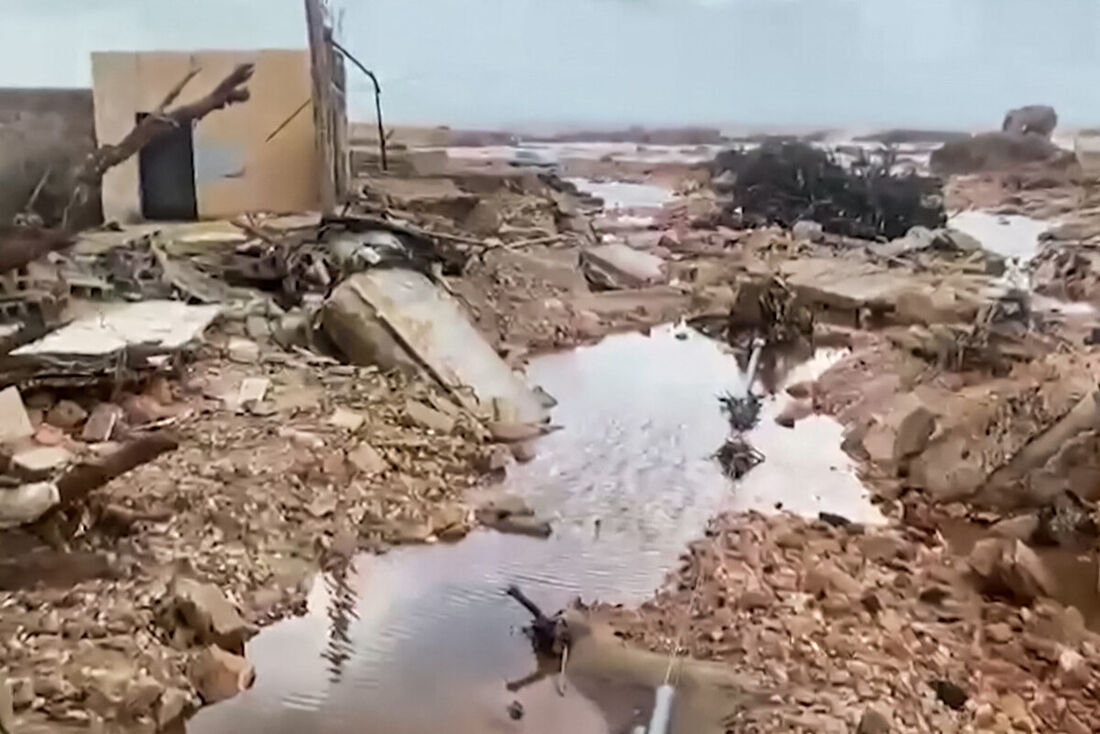 Tempestade mediterrânea "Daniel" atingir a cidade de Soussa