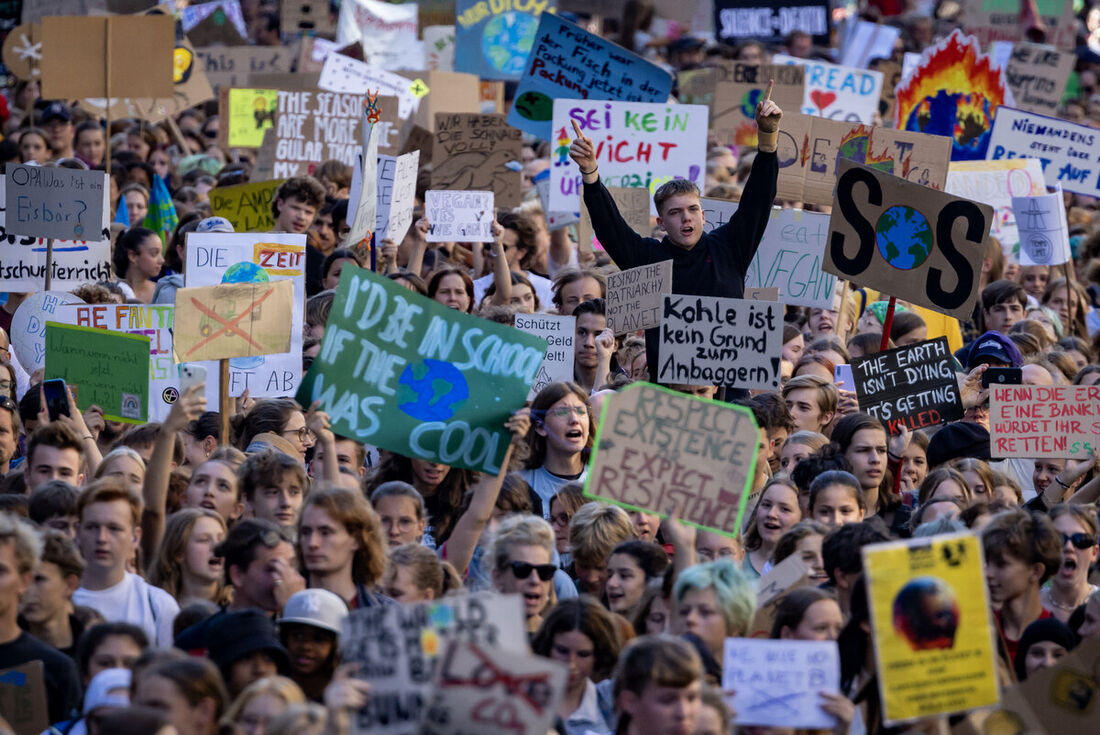 Onda de protestos ocorrem na Alemanha pela ação contra as mudanças climáticas