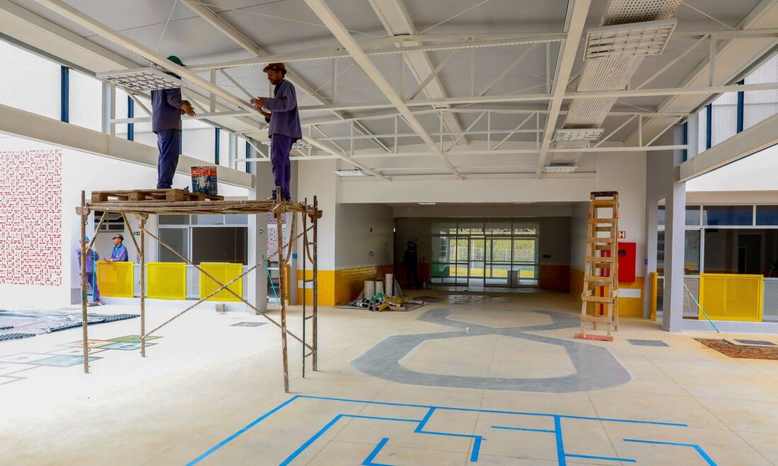 Obras nas escolas