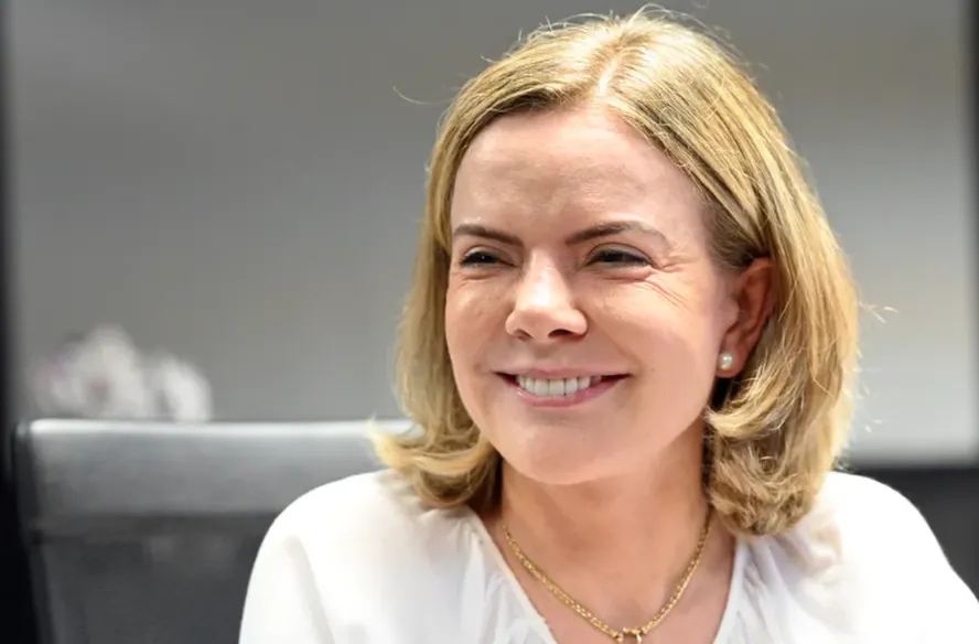 Presidente do PT, Gleisi Hoffmann 