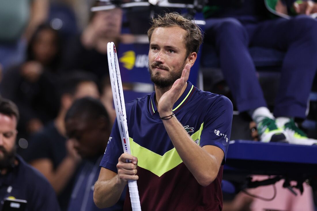 Daniil Medvedev, tenista russo na terceira fase do US Open