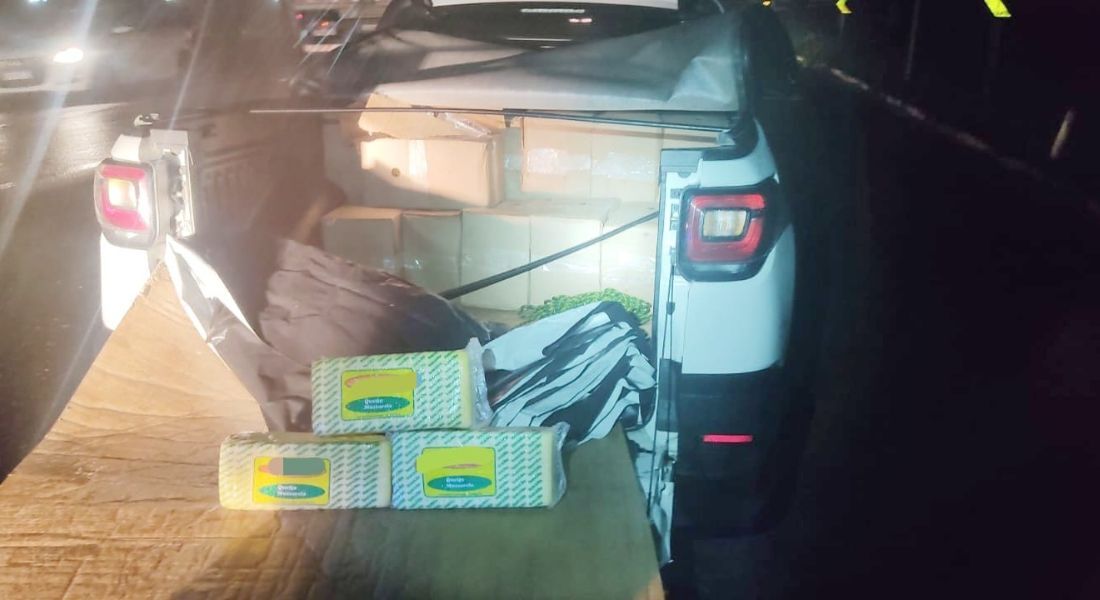 Carga retida durante operação da PRF