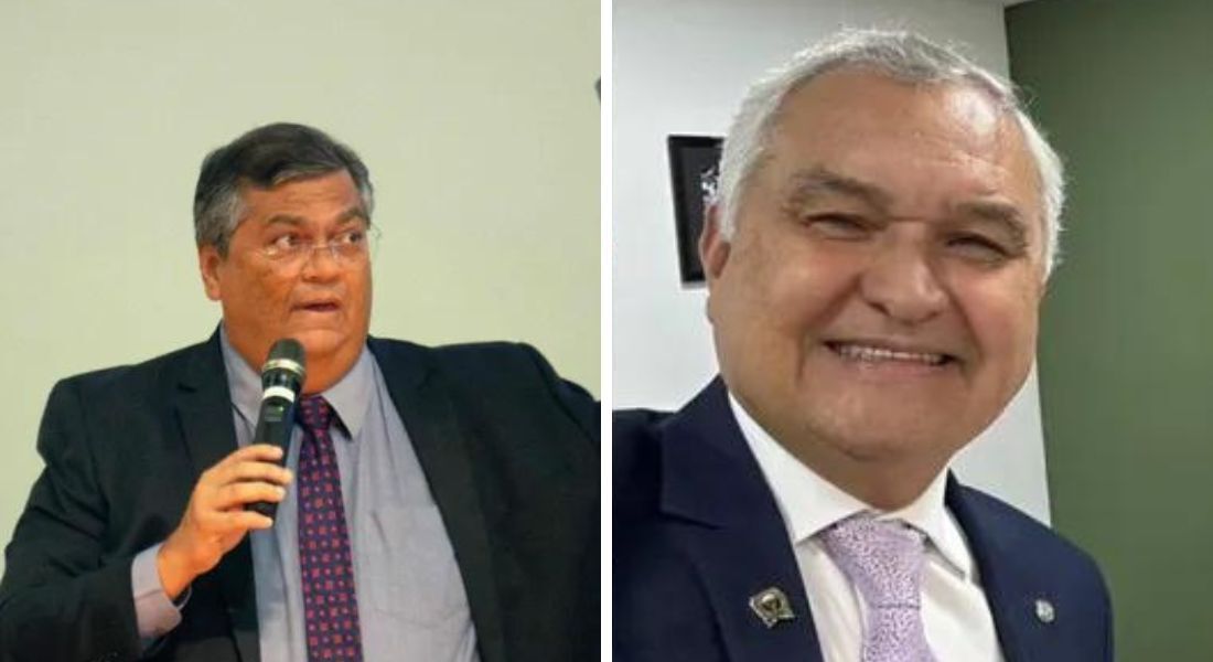 Flavio Dino e General Girão ao lado de Bolsonaro