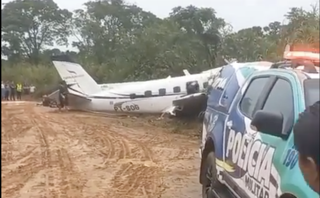 Avião cai e mata 14 pessoas no Amazonas