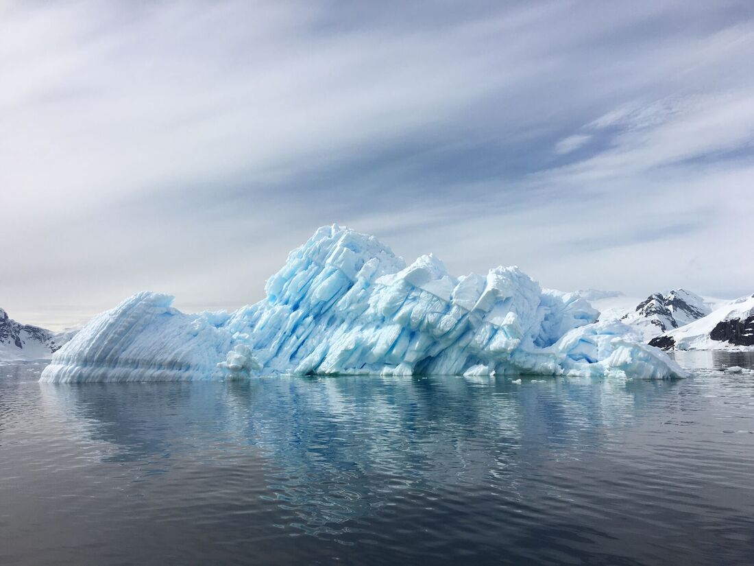 Geleira na Antártica