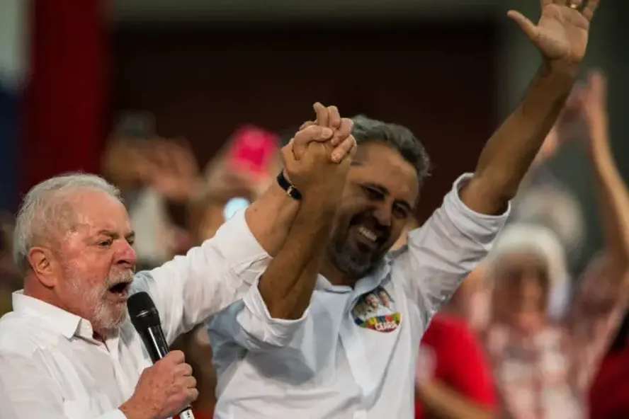 O presidente Lula e o governador do Ceará Elmano de Freitas 