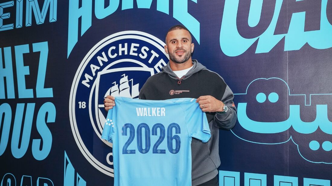 Walker tem contrato por mais três temporadas com a camisa do Manchester City 