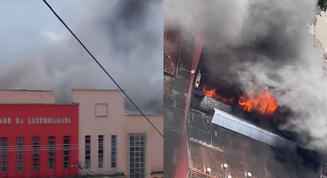 Incêndio atinge Mercado da Encruzilhada