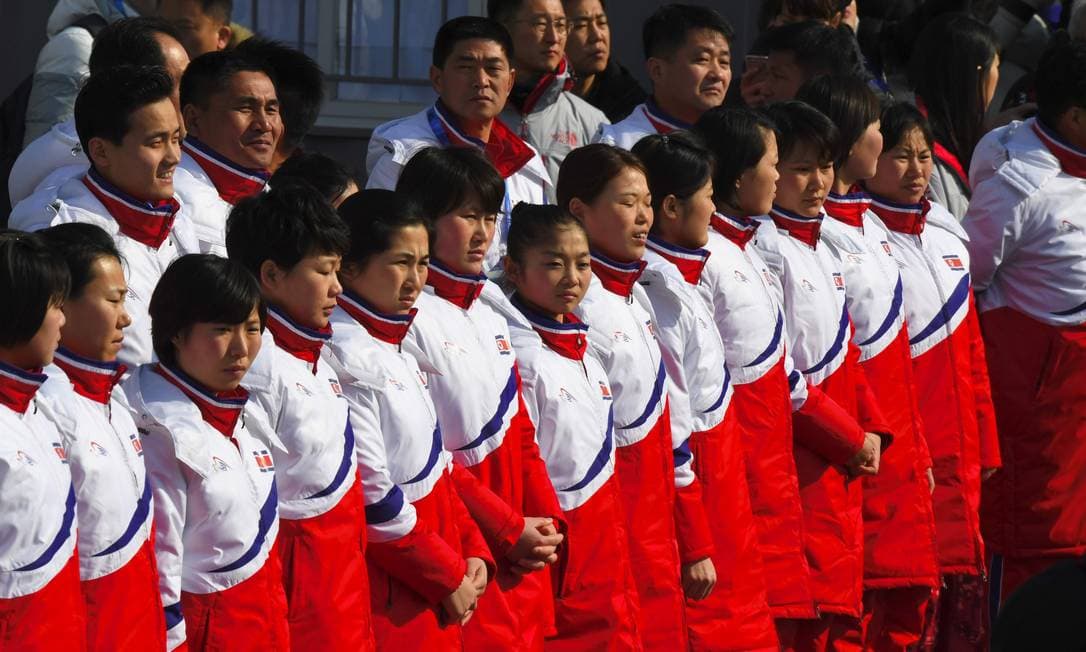 Atletas da Coreia do Norte