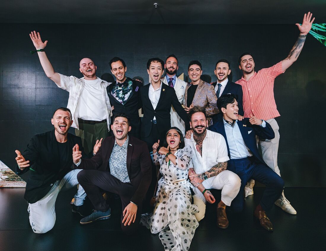 Top 12 bartenders selecionados para a grande final do torneio global, que acontece em São Paulo