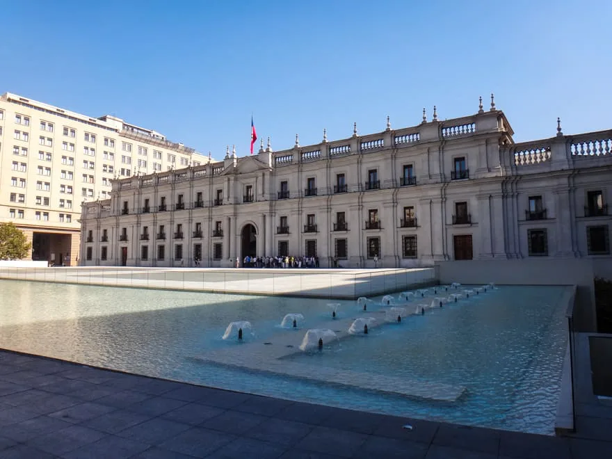  Palácio presidencial de La Moneda 