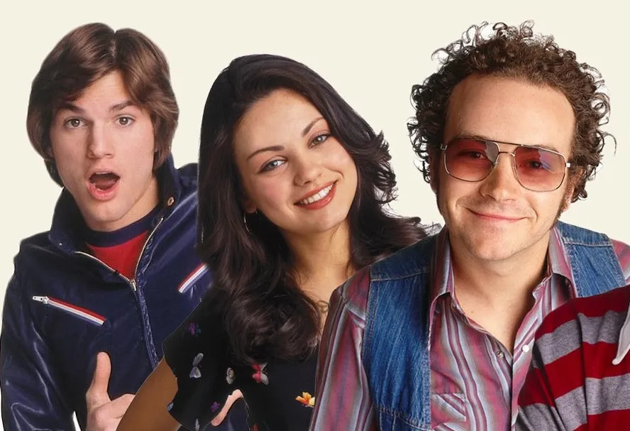 Ashton Kutcher, Mila Kunis e Danny Masterson 