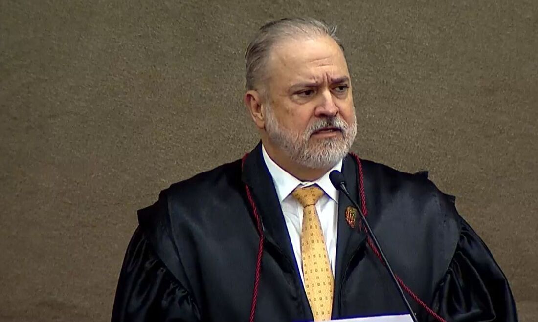 Augusto Aras discursa pela última vez como procurador-geral da República 