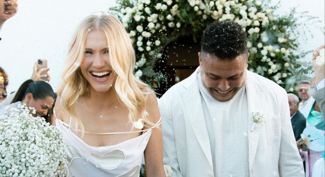 Ronaldo Nazário e Celina Locks se casam em Ibiza