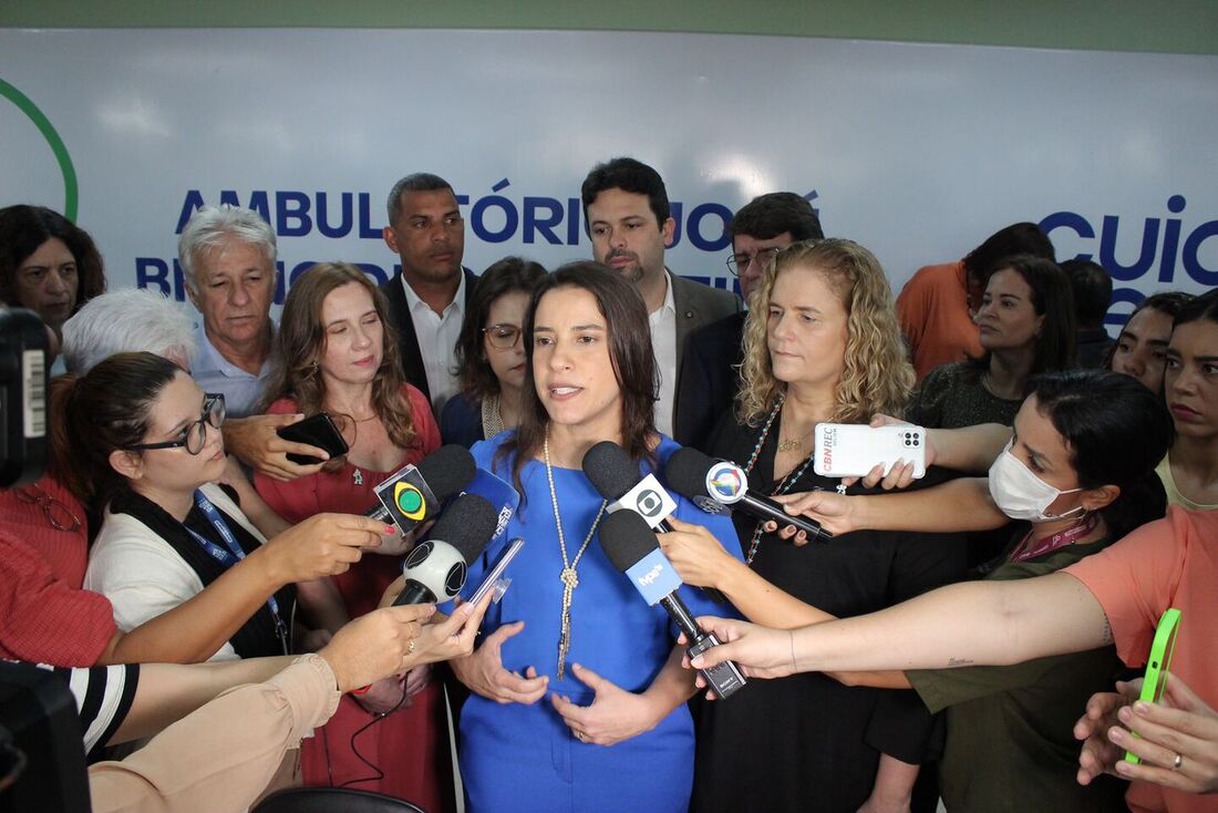 Inauguração do Ambulatório José Brito de Souza Filho no Hospital Agamenon Magalhães