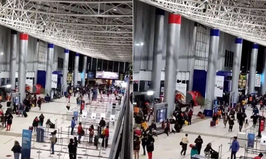 Torcedores correram para ver Argentina e Messi em aeroporto de La Paz