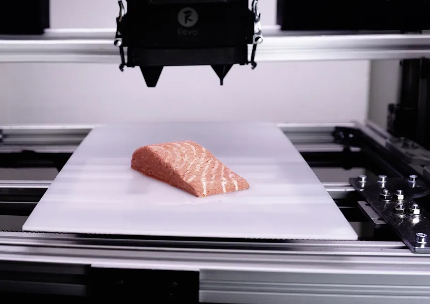 Salmão impresso em 3D 