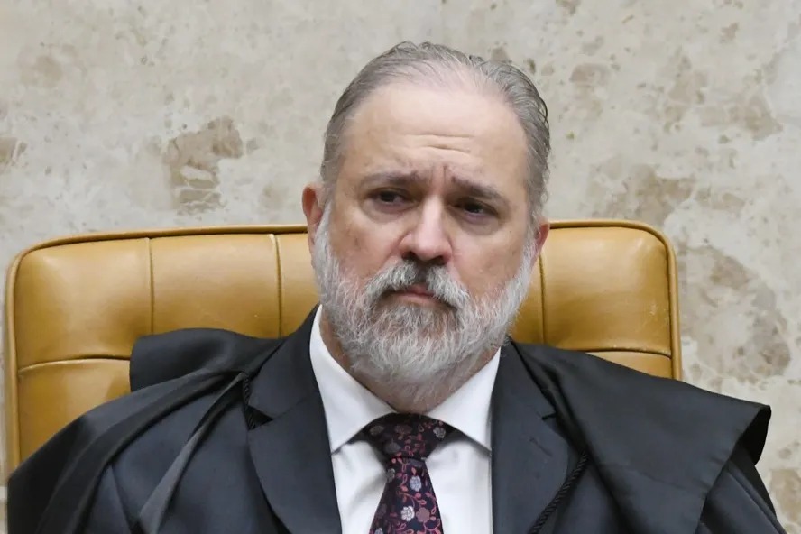 O procurador-geral da República Augusto Aras: mandato termina nesta terça 