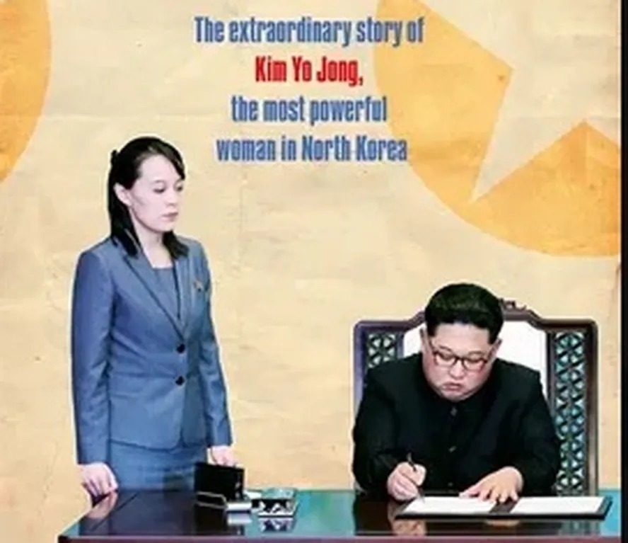 Capa do livro do autor Sang-yong Lee sobre a irmã do líder norte-coreano Kim Jong-un 