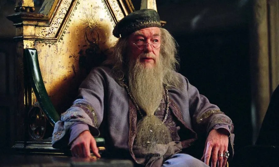 O ator Michael Gambon no filme 'Harry Potter e o prisioneiro de Azkaban'