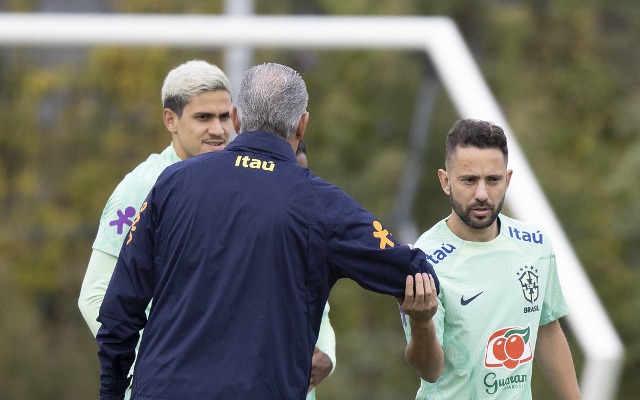 Nos campos, Tite e Everton Ribeiro já tiveram parceira na Seleção Brasileira 