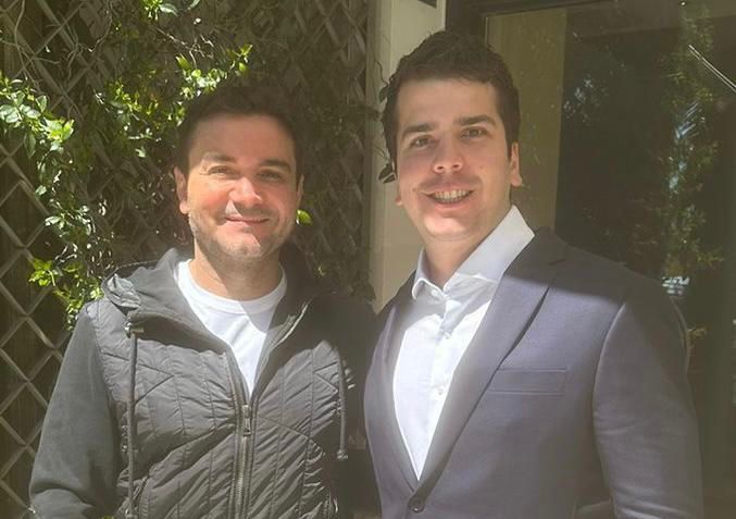 Ministro do Turismo Celso Sabino e secretário de Turismo do Recife Antonio Coelho