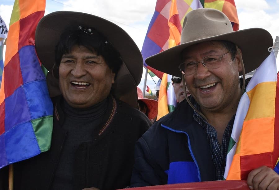 Evo Morales e Luis Arce