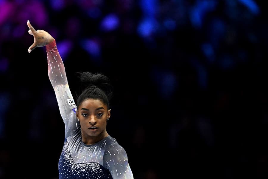 Simone Biles brilhou no mundial 