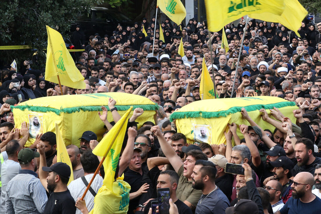 Funeral dos mortos na Faixa de Gaza