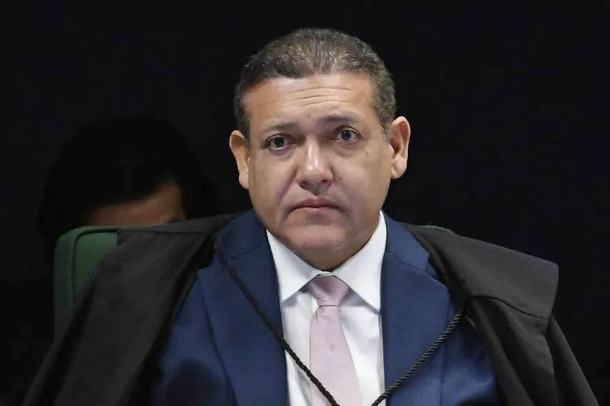 O ministro Nunes Marques, durante sessão da Segunda Turma do STF 