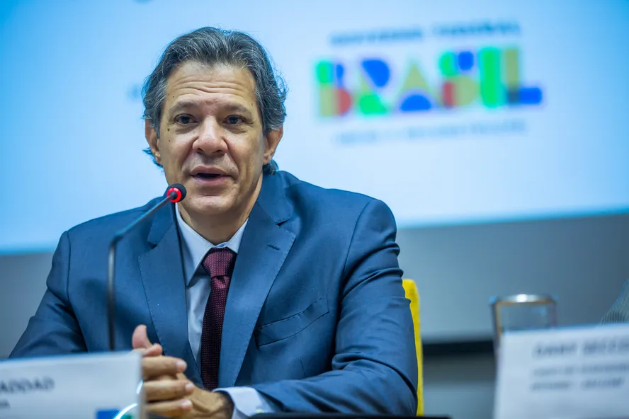 O ministro da Fazenda, Fernando Haddad 