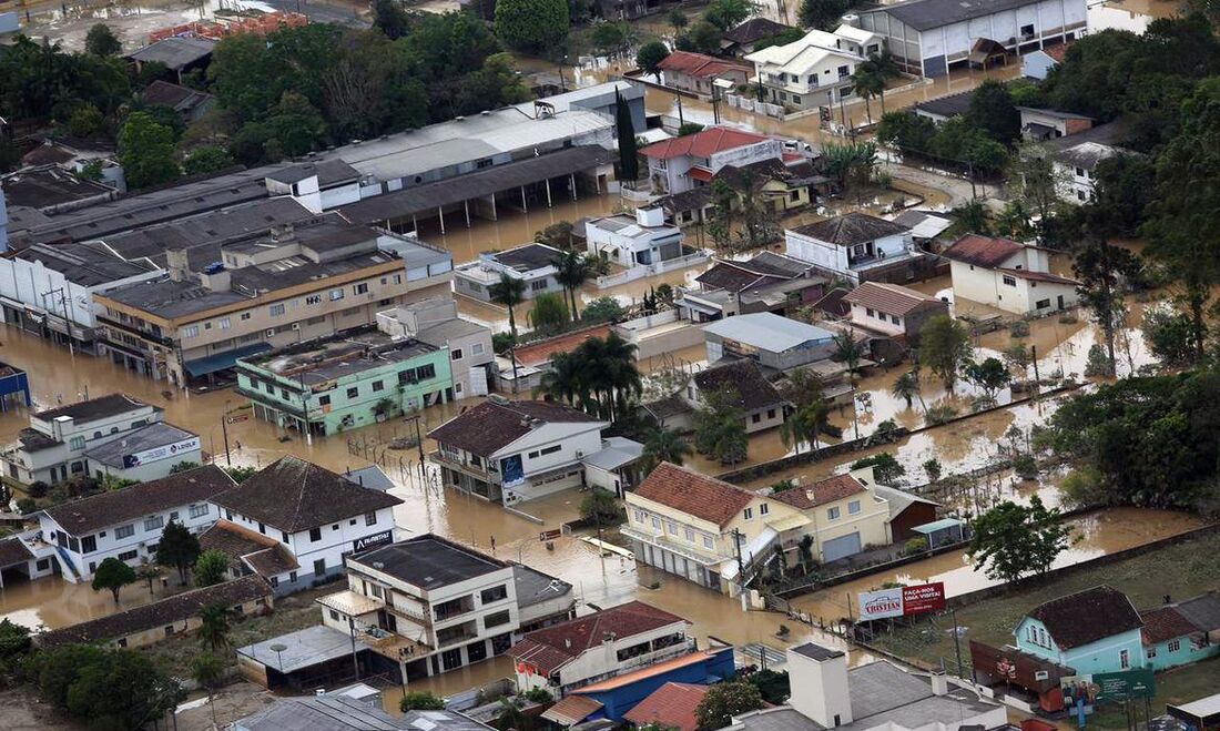 Chuvas em Santa Catarina