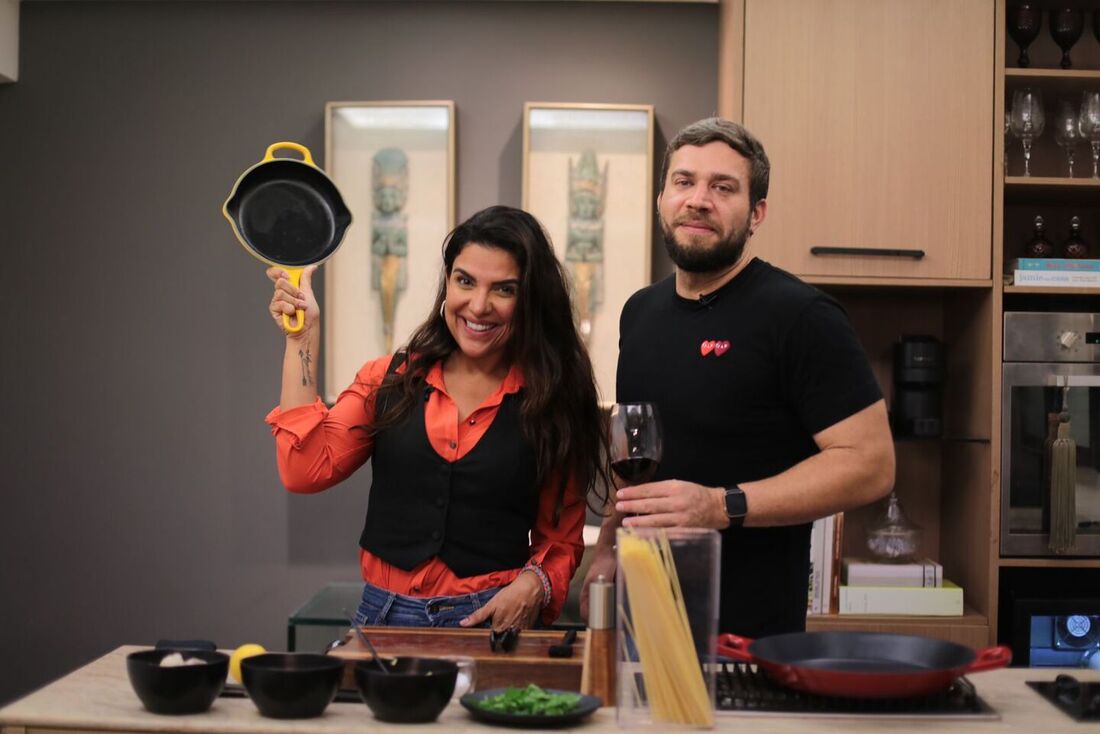 Chefs Armando Pugliese e Karina Maranhão apresentam oficina no evento