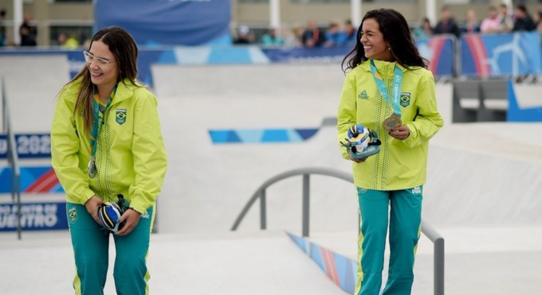 Rayssa Leal e Pamela Leite garantiram a dobradinha do Brasil no pódio