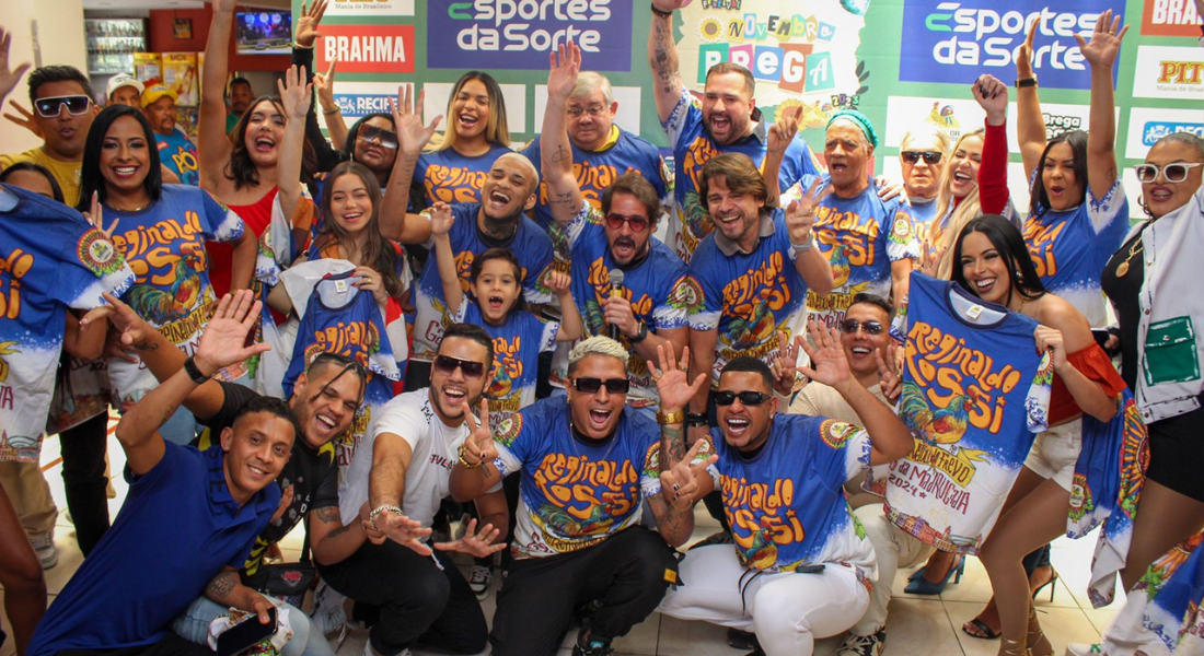 Apresentação do festival Novembro Brega, realizado pelo Galo da Madrugada