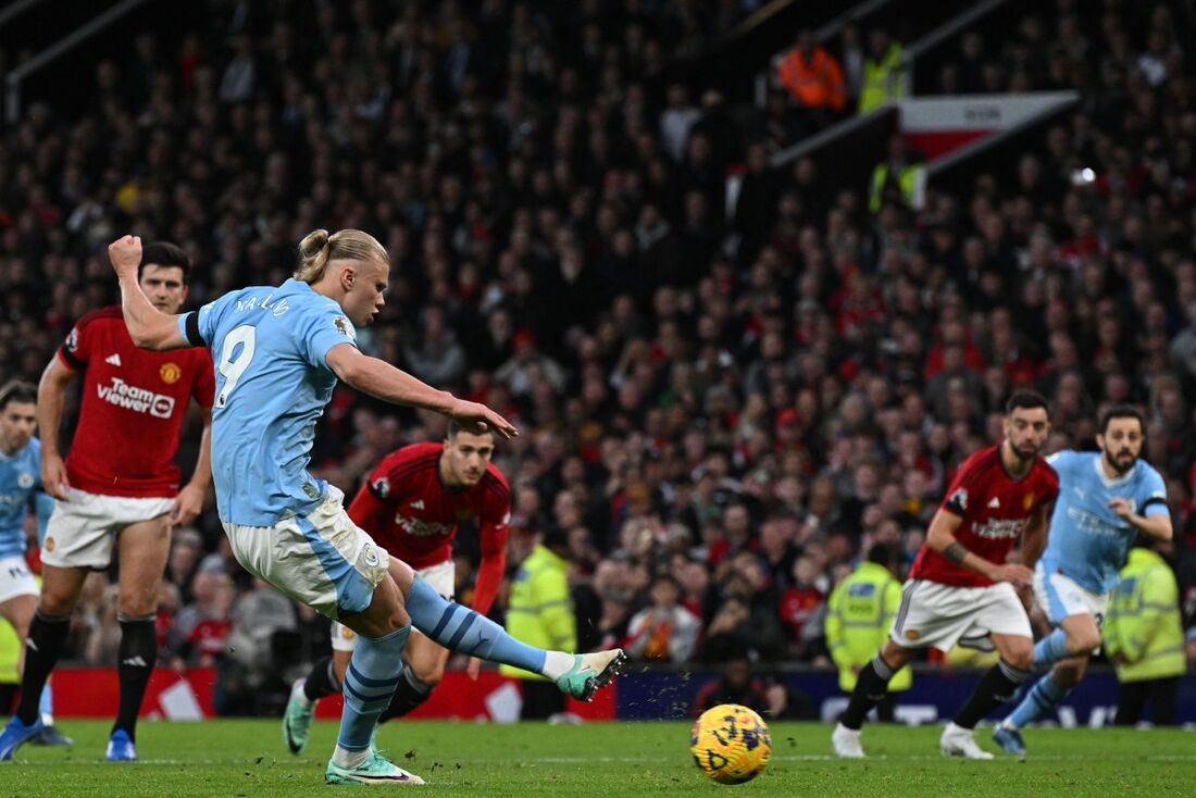 Novo show de Haaland permite ao City se manter na terceira posição da Premier League