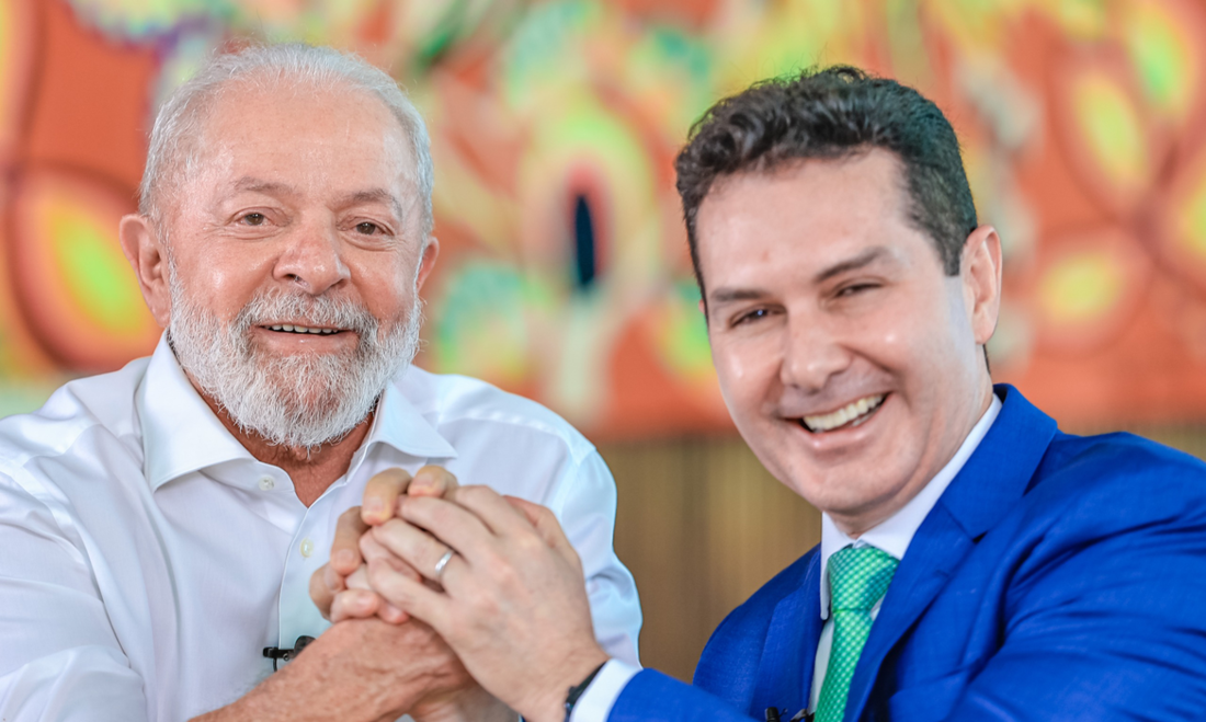 Presidente Lula ao lado do Ministro das Cidades, Jader Filho