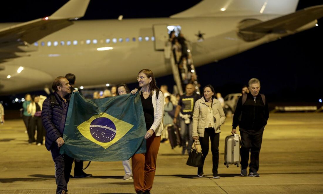 Chegada dos Brasileiros repatriados 